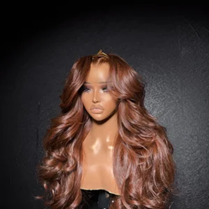 Wig Luxury Bouncy Hair - Brown Color