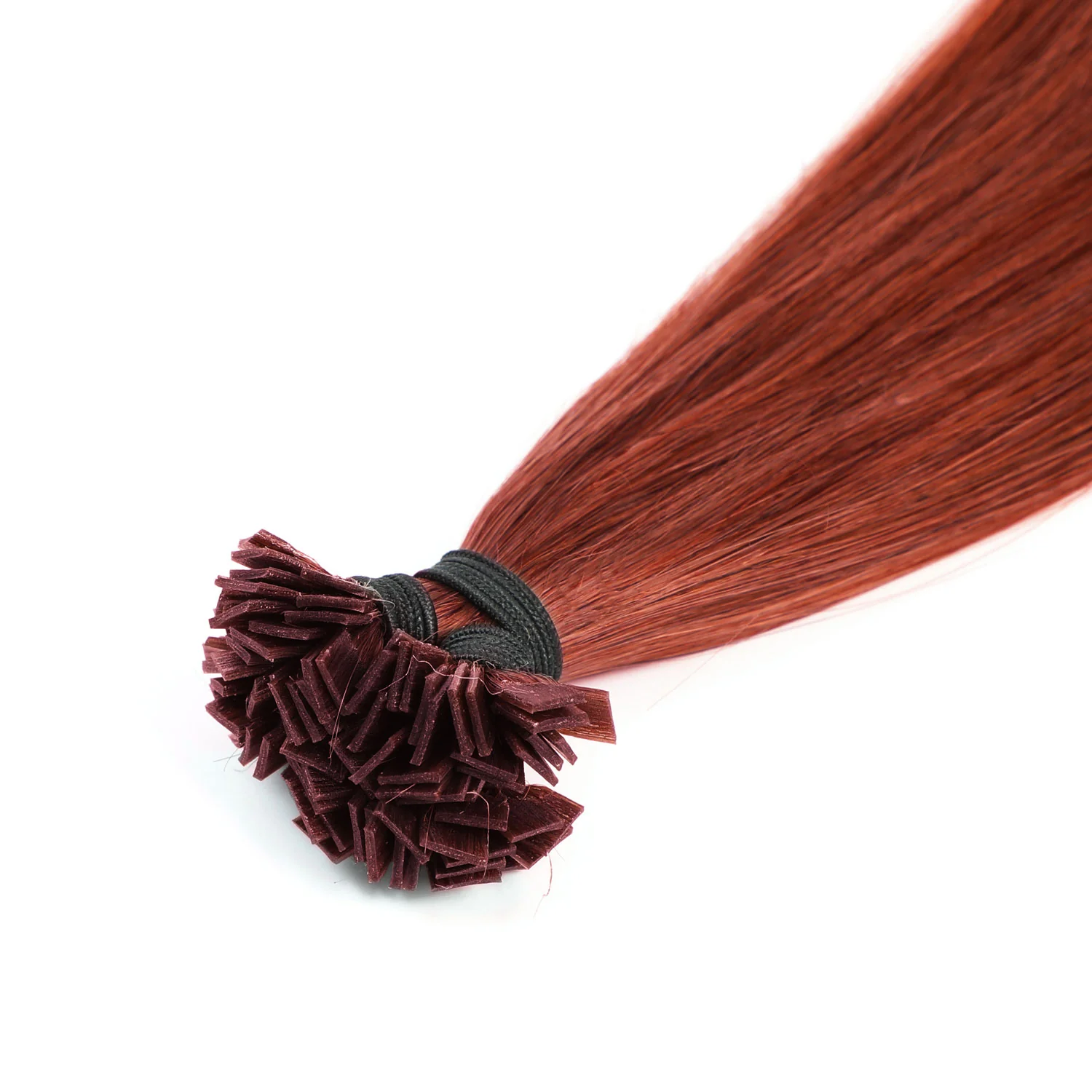 Keratin Flat Tip Hair Extension - Copper Color