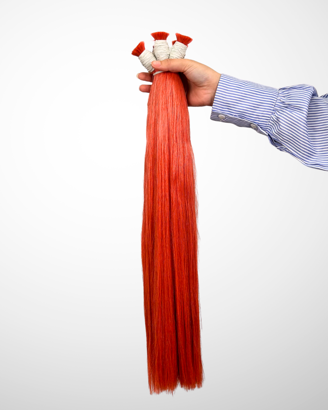 Bulk Hair Extension - Orange Color